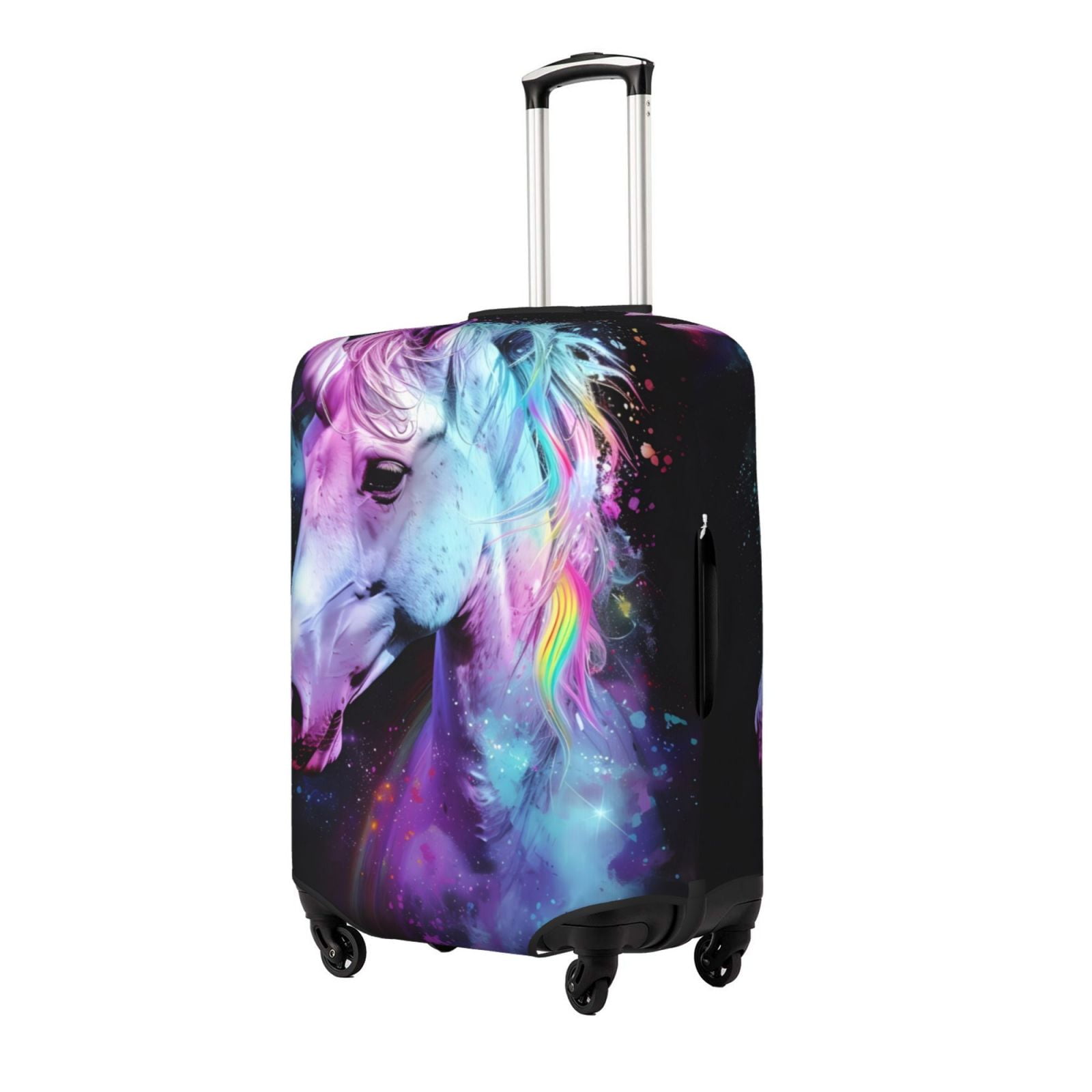Eagle Red Pattern Print Luggage Cover Protector