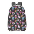 thumbnail image 1 of Gaeub Rainbow Unicorn And Cat Icecream Print Clear Backpack ,Clear Transparent Backpack, PVC Bag with Side Pockets,for Concert, Beach, Work, Travel & Sporting, 1 of 7