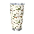 thumbnail image 1 of Gaeub Road Trip Print 20-Ounce Stainless Steel Car Cup,Tumblers Cups with Lids and Straw,Coffee Cups for Adults Kids Home Car Office School Travel Party-Without Straw, 1 of 8
