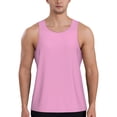 thumbnail image 1 of Gaeub Rose Red Men's Athletic Tank Top, Workout Sleeveless Shirts, Running Tank Tops for Gym, Running, Training - Medium, 1 of 9