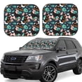 thumbnail image 1 of Gaeub Rottweiler Print 2-Piece Windshield Sun Shade,Foldable Car Front Window Sunshade,for Most Cars SUV Truck,Heat Blocker Visor Protector-Large, 1 of 6