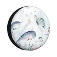 thumbnail image 1 of Gaeub Sea Animals 14-17in Tire Cover, Spare Tire Cover, for Camper Caravan, Trailer, Car, Truck, SUV, Jeep - 16 inch, 1 of 9