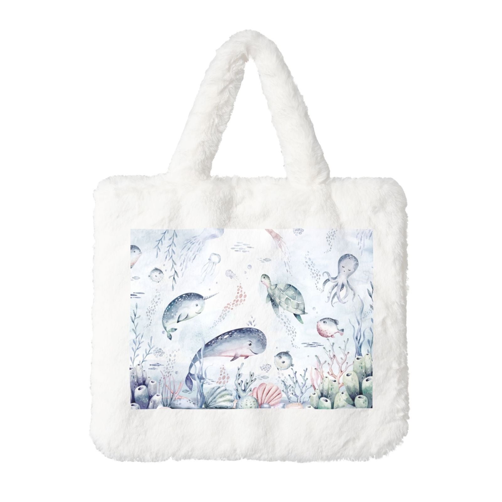 Slouchy Hobo Bag Fluffy Tote Bag Y2K Fuzzy Hobo Bag Purse Plush Furry Aesthetic Shoulder Bag For Autumn Winter (Black-Flower Fur Bags For Women 13 thumbnail image