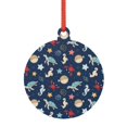 thumbnail image 1 of Gaeub Sea Creatures Print Christmas Ornaments for Christmas Tree,Christmas Decor,Christmas Decorative Hanging Pendants,Acrylic Christmas Decorations -Round Shape, 1 of 7