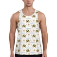 thumbnail image 1 of Gaeub Sea Turtle Basking in the Sun Men's Athletic Tank Top, Workout Sleeveless Shirts, Running Tank Tops for Gym, Running, Training - Small, 1 of 9