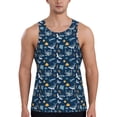 thumbnail image 1 of Gaeub Sea Turtle Men's Athletic Tank Top, Workout Sleeveless Shirts, Running Tank Tops for Gym, Running, Training - Small, 1 of 9