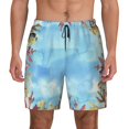 thumbnail image 1 of Gaeub Sea and Fish Mens Swim Trunks Stretch Beach Shorts Quick Dry for Men Swim Shorts Swimwear with Pockets- XX-Large, 1 of 9