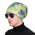 thumbnail image 1 of Gaeub Shell Clam Print Beanie Hats for Men Women,Winter Caps,Knit Cuffed Beanie,Cuffed Cap,Great for Winter Activities, 1 of 7