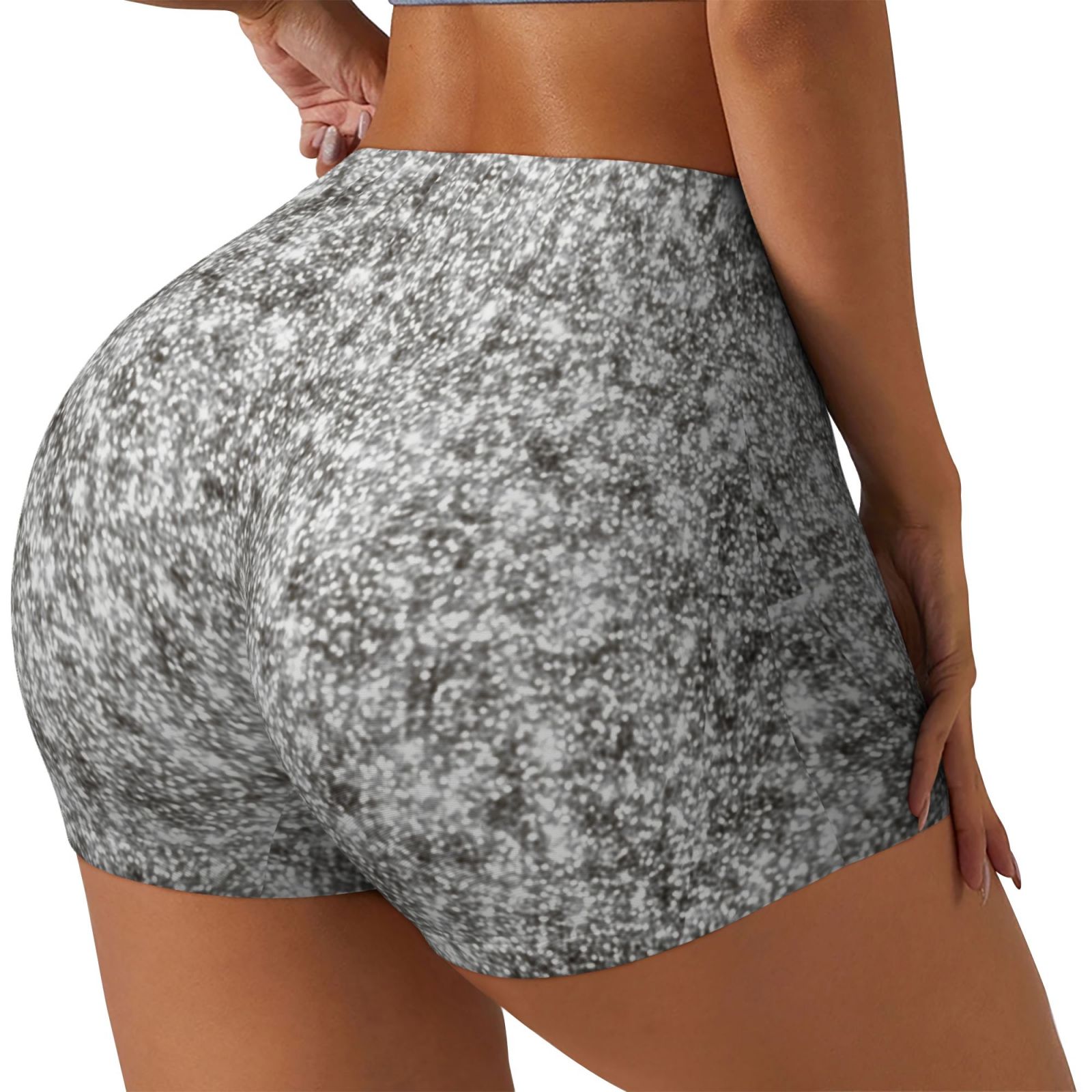 Glitter Yoga Shorts (Muliebris/Virilis)(Chrysalis Cohort) RJSTH@Fabric#1 RJSTHs2024 RJS main image 1