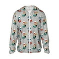 thumbnail image 1 of Gaeub Skiing penguin Men's and Women's UPF 50+ Long-Sleeved Sun Protection Clothing, Fishing Shirt Long Sleeve Zip-Medium, 1 of 7