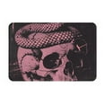 thumbnail image 1 of Gaeub Skull and Snake Art Print Door Mat with Heavy Duty Backing,Welcome Mats for Entryway, Flannel Anti-Slip Doormat, Garge Porch Entryway Mat,16x24in Outdoor Indoor Welcome Mat, 1 of 1