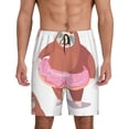 thumbnail image 1 of Gaeub Sloth with Donuts1 Printed Men's Short Pajama Pants, Lightweight Lounge & Sleep Bottoms Keep You Cool - XX-Large, 1 of 9