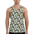 thumbnail image 1 of Gaeub Soccer and Football Men's Athletic Tank Top, Workout Sleeveless Shirts, Running Tank Tops for Gym, Running, Training - 4X-Large, 1 of 9