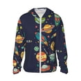 thumbnail image 1 of Gaeub Space Men's and Women's UPF 50+ Long-Sleeved Sun Protection Clothing, Fishing Shirt Long Sleeve Zip - X-Large, 1 of 9