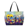 thumbnail image 1 of Gaeub Spring Flower Seasonal Beach Travel Bag, Multi-Pocket Beach Bag, Summer Vacation Bag, Beach Essentials Tote, 1 of 7