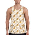 thumbnail image 1 of Gaeub Squirrel And Leaves Men's Athletic Tank Top, Workout Sleeveless Shirts, Running Tank Tops for Gym, Running, Training - X-Large, 1 of 9