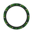 thumbnail image 1 of Gaeub St. Patrick's Day4 Breathable Stretch Elastic Steering Wheel Cover, Cool in Summer and Warm in Winter, Universal 15 inch, 1 of 8