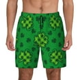 thumbnail image 1 of Gaeub St Patrick's Day5 Mens Swim Trunks Stretch Beach Shorts Quick Dry for Men Swim Shorts Swimwear with Pockets- Large, 1 of 9