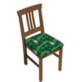 thumbnail image 1 of Gaeub St Patrick's Day9 Square Chair Seat Covers, Stretch Fitted Printed Chair Seat Cushion Cover for Kitchen, Office - One Size, 1 of 9