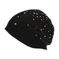 thumbnail image 1 of Gaeub Star Silver Glitter Knit Cuffed Beanie Top Level Beanie Men Women Winter Knit Caps Soft Ski Hat, 1 of 7