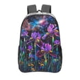 thumbnail image 1 of Gaeub Starry Night Iris Field Print Clear Backpack ,Clear Transparent Backpack, PVC Bag with Side Pockets,for Concert, Beach, Work, Travel & Sporting, 1 of 7