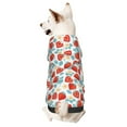 Gaeub Strawberries Dog Hoodie Sweatshirts Warm Dog Clothes for Small