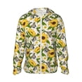 thumbnail image 1 of Gaeub Sunflowers And Butterflies Men's and Women's UPF 50+ Long-Sleeved Sun Protection Clothing, Fishing Shirt Long Sleeve Zip-XX-Large, 1 of 7