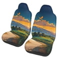 thumbnail image 1 of Gaeub Sunflowers At Sunset 2Pack Full Set Car Seat Covers with Soft Padding Universal Auto Front Seats Protector and Cushion Mat, 1 of 7