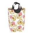Gaeub Sunflowers Print 50L Large Laundry Hampers with Handles