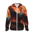 thumbnail image 1 of Gaeub Sunset Blossoms Phoenix Perch Men's and Women's UPF 50+ Long-Sleeved Sun Protection Clothing, Fishing Shirt Long Sleeve Zip-XX-Large, 1 of 7