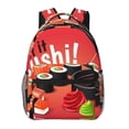 thumbnail image 1 of Gaeub Sushi Ergonomic Lightweight Laptop Backpack - Multiple Pockets for School, Work, Travel, Outdoor Activities -One Size, 1 of 5