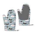 thumbnail image 1 of Gaeub Swan Princess On Lake Print Oven Mitts and Potholders BBQ Gloves,Oven Mitts with Silicone, Non-Slip Cooking Gloves for Cooking Baking Grilling (2 Count), 1 of 6