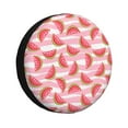 thumbnail image 1 of Gaeub Sweet Watermelon 14-17in Tire Cover, Spare Tire Cover, for Camper Caravan, Trailer, Car, Truck, SUV, Jeep - 17 inch, 1 of 9