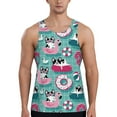 thumbnail image 1 of Gaeub Swimming Bulldog Men's Athletic Tank Top, Workout Sleeveless Shirts, Running Tank Tops for Gym, Running, Training - 3X-Large, 1 of 9