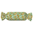 thumbnail image 1 of Gaeub Tangerine Print Candy Pillow Cylindrical Pillows,Candies Shaped Accent Throw Pillow Including pillow core, for Couch Bed Sofa Living Room 22.4 x 9.8Inches, 1 of 8