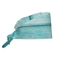 thumbnail image 1 of Gaeub Teal Turquoise Wood Print Cleaning Working Cap,Unisex Scrub Cap Nurse Hat,No-Slip Scrub Cap for Men & Women, 1 of 7