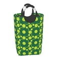 Gaeub Tennis Balls Print 50L Large Laundry Hampers with Handles