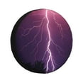 thumbnail image 1 of Gaeub Thunderstorm Violet Purple 14-17in Tire Cover, Spare Tire Cover, for Camper Caravan, Trailer, Car, Truck, SUV, Jeep - 17 inch, 1 of 9