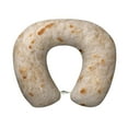 thumbnail image 1 of Gaeub Tortilla Print Memory Foam Travel Pillow,U-Shaped Neck Pillow,Head Neck Support Airplane Pillow,Flight Pillow for Traveling,Car,Home,Office,Washable Cover, 1 of 8