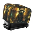 thumbnail image 1 of Gaeub Tree Meditating Raccoon Print 2 Slice Toaster Cover, Toaster Bags,Small Appliance Toaster Cover for Kitchen,Toaster Oven Dustproof Cover, 1 of 7