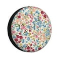 thumbnail image 1 of Gaeub Trendy Floral Design 14-17in Tire Cover, Spare Tire Cover, for Camper Caravan, Trailer, Car, Truck, SUV, Jeep - 16 inch, 1 of 9