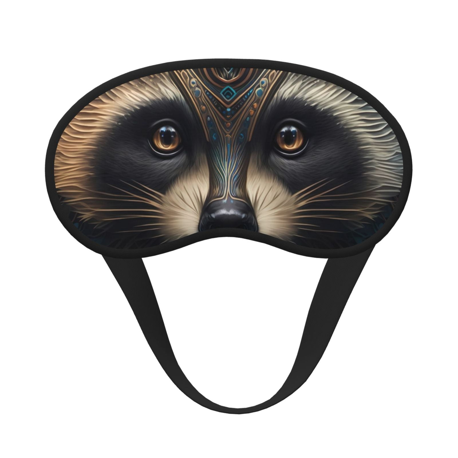 Gaeub Tribal Style Raccoon Printed Sleep Mask, Eye Masks for Sleeping ...