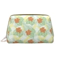 thumbnail image 1 of Gaeub Tropical Flowers Printed Travel Cosmetic Bag,Makeup Bag, Large Capacity Toiletry Bag for Women, Portable Pouch Make Up Organizer with Zipper and Divider, 1 of 8
