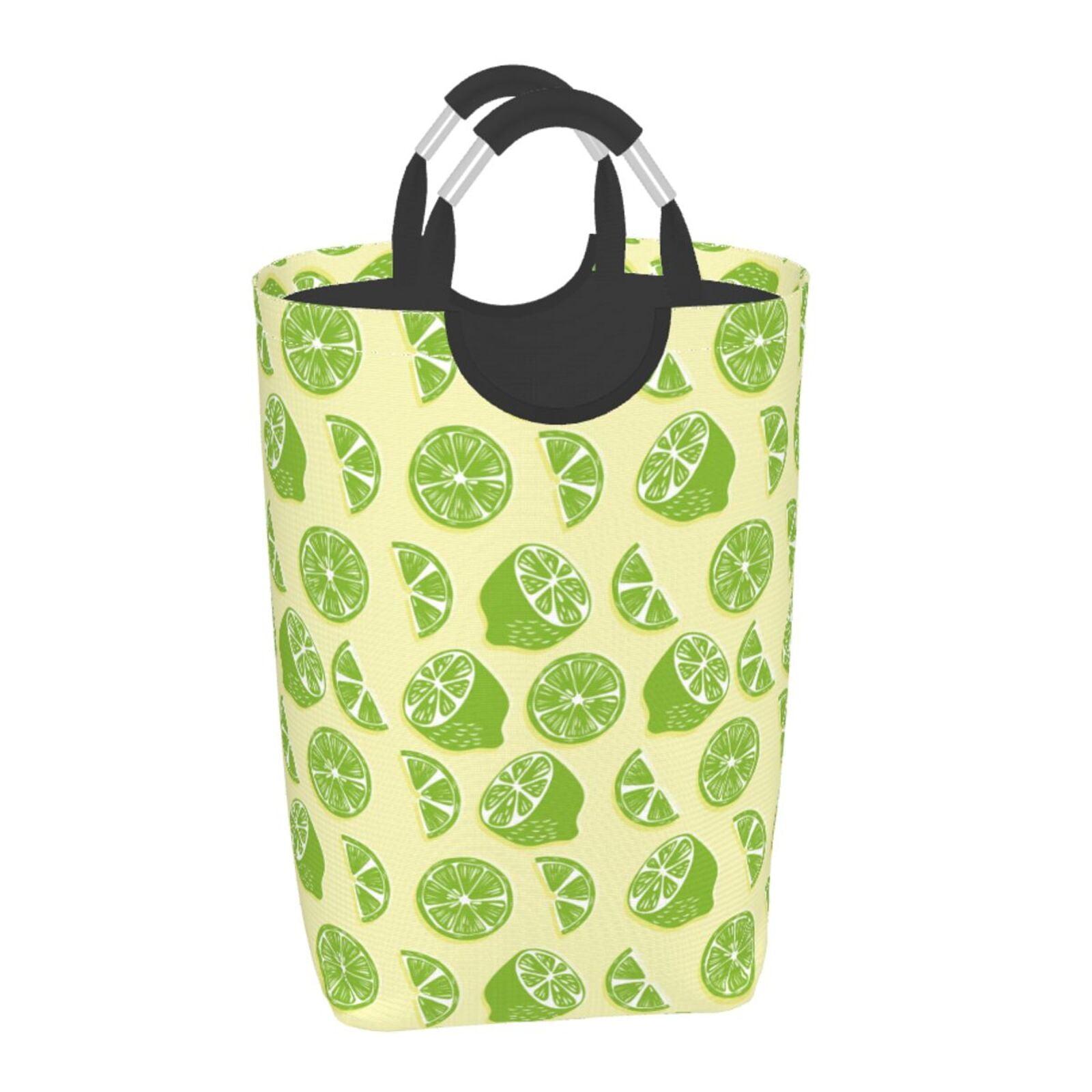 Gaeub Various Lemons Print 50L Large Laundry Hampers with Handles