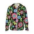 thumbnail image 1 of Gaeub Vector Mexican Otomi Style Bright Men's and Women's UPF 50+ Long-Sleeved Sun Protection Clothing, Fishing Shirt Long Sleeve Zip - 3X-Large, 1 of 9