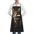 thumbnail image 1 of Gaeub Victorian Gentle Cat Kitchen Cooking Aprons Adjustable Bib Apron Waterdrop and Oil Resistant Kitchen Chef Apron for Women Men, 1 of 7