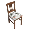 thumbnail image 1 of Gaeub Vintage Palm Trees Square Chair Seat Covers, Stretch Fitted Printed Chair Seat Cushion Cover for Kitchen, Office - One Size, 1 of 9