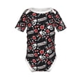thumbnail image 1 of Gaeub Vintage Skull Casino Print Infant Climbing Onesie,Toddler Outfit,Newborn Baby Bodysuit,Baby Boy Girl Clothes -12 Months, 1 of 6
