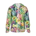 thumbnail image 1 of Gaeub Watercolor Blooming Cactus Men's and Women's UPF 50+ Long-Sleeved Sun Protection Clothing, Fishing Shirt Long Sleeve Zip - Medium, 1 of 9