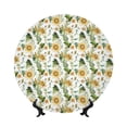 thumbnail image 1 of Gaeub Watercolor Bright Sunflowers Print Ceramic Plate,Dinner Plates,Bone China Decorative Plates with Display Stand,Art Ceramic Ornaments for Wall Hanging Decoration-10in, 1 of 6